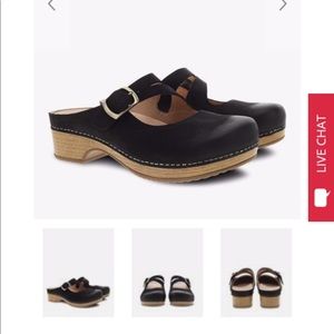 Dansko - Britney Black Nubuck Leather Size 9.5 US